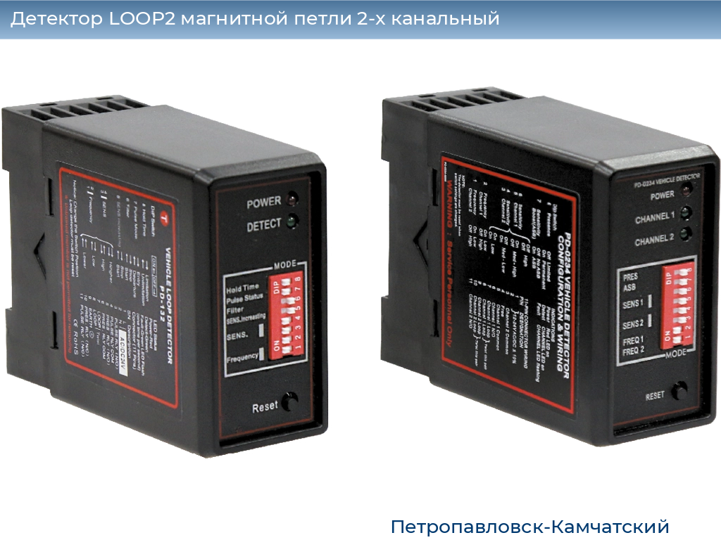 Детектор LOOP2 магнитной петли 2-x канальный, petropavlovsk-kamchatskiy.doorhan.ru