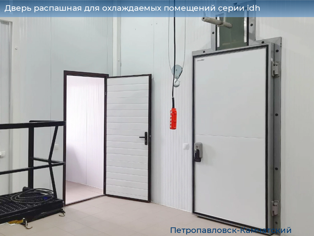 Дверь распашная для охлаждаемых помещений серии idh, 